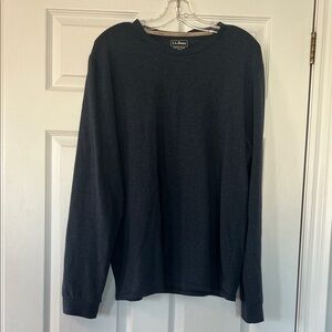 L.L. Bean Men's Dark Blue Long Sleeve Tee